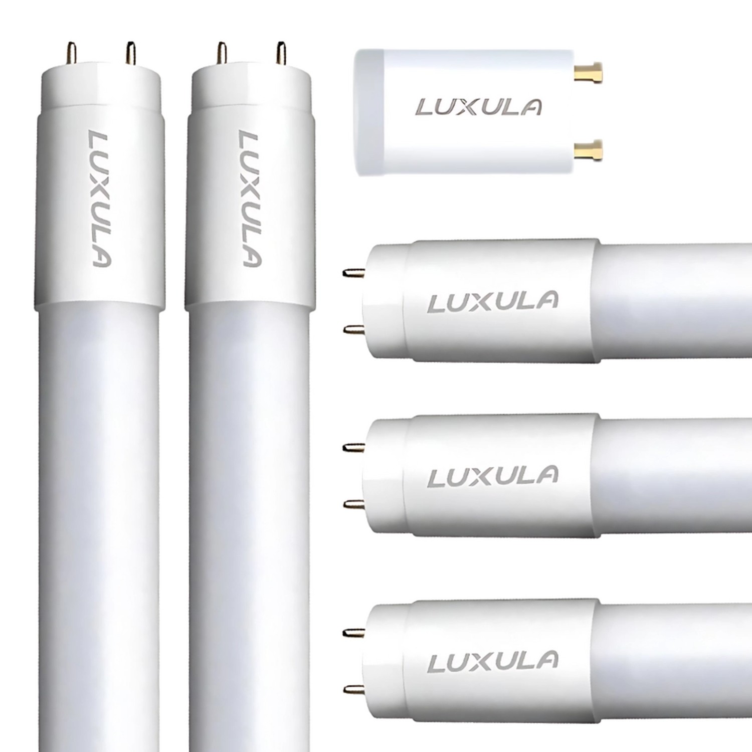 LUXULA 5er-Set LED T8 Röhre 150cm Leuchtstoffröhre 120lm/W 22W 2640lm 6000K Kaltweiß Leuchtstofflampe mit Brücke