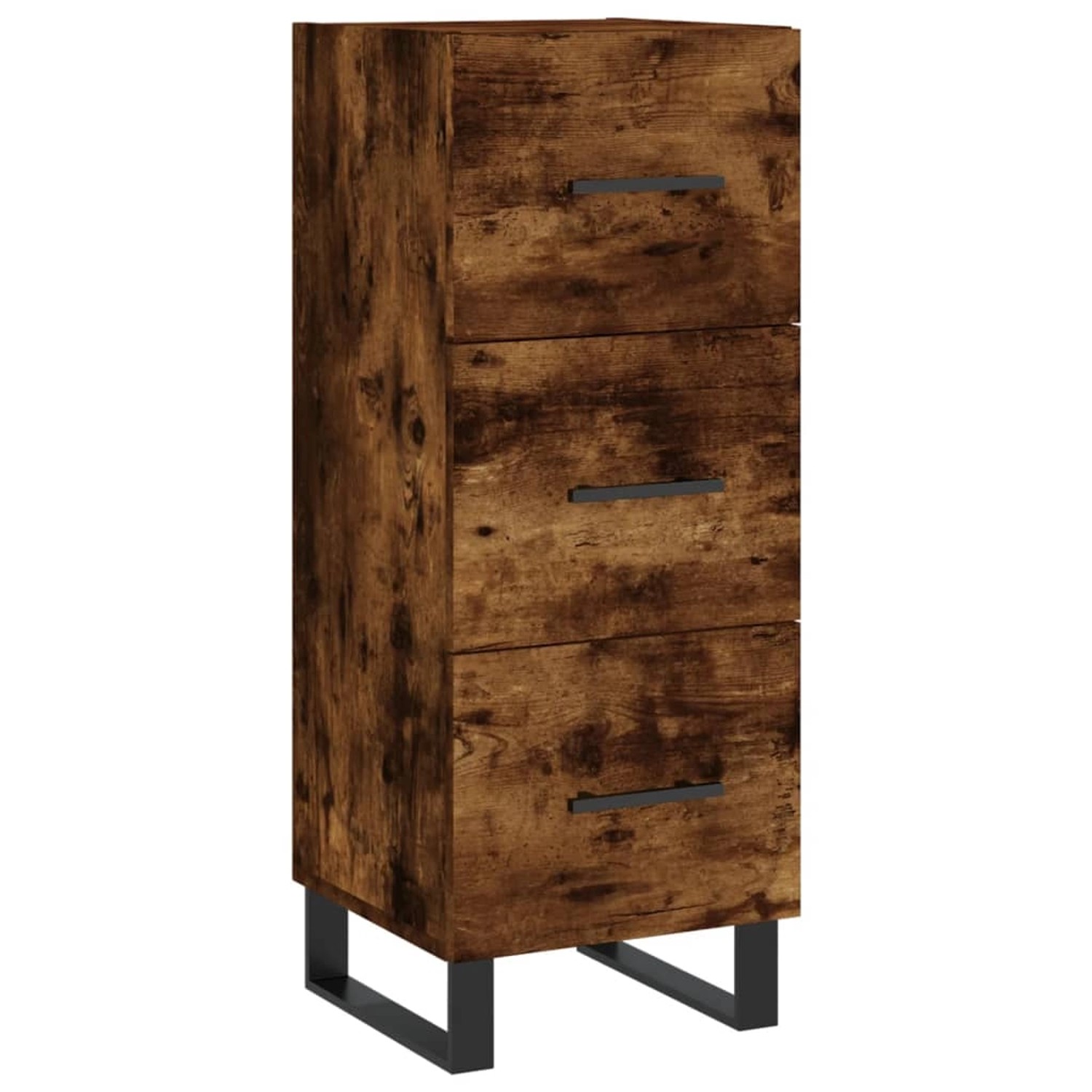 vidaXL Sideboard Räuchereiche 34,5x34x90 cm Holzwerkstoff 828633 günstig online kaufen