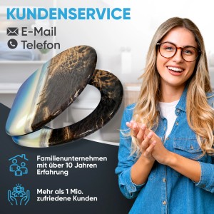 Sanilo WC-Sitz Düne mit Absenkautomatik aus Holz, Dekor mit Strandmotiv.