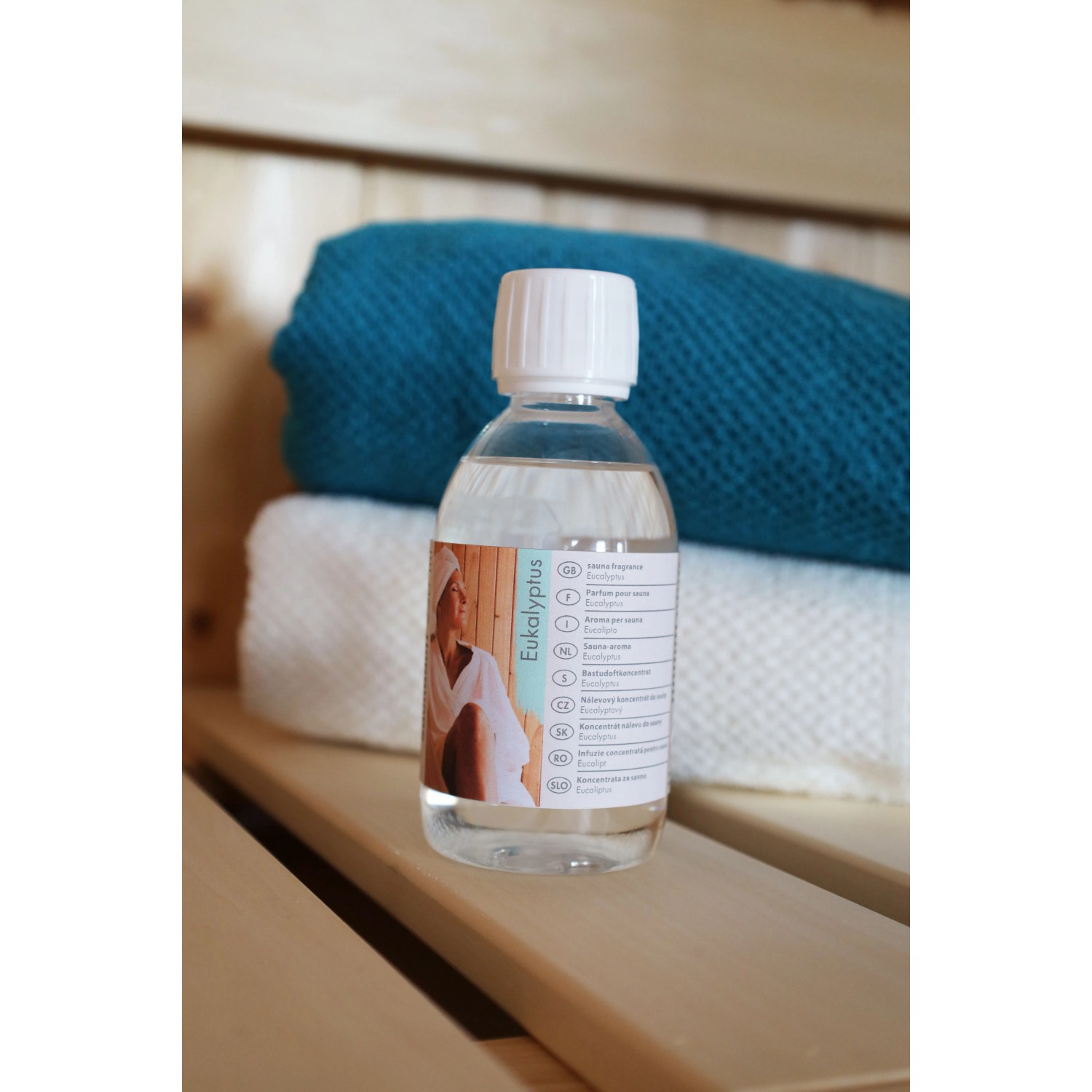 Karibu Saunaduft Eukalyptus, 250ml Flasche für Saunaöfen & Zubehör.