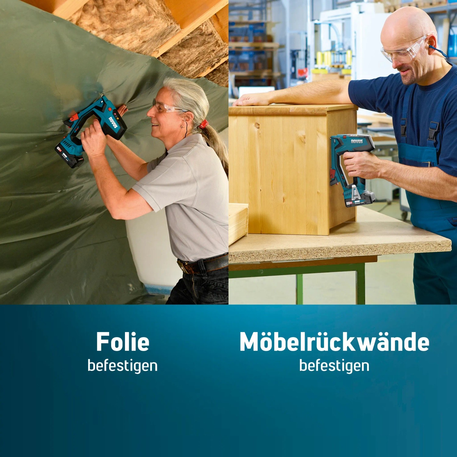 NOVUS TOOLS Agrafeuse Sans Fil Professionnelle J-551 Kit | FindTheDeal