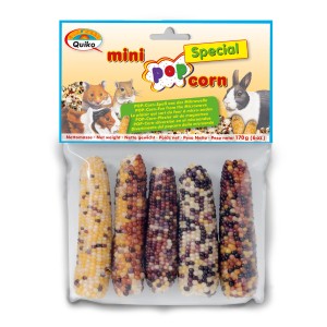 Quiko Mini Popcorn Special Maiskolben für Nager, naturbelassene Ergänzung für Hamster & Co.