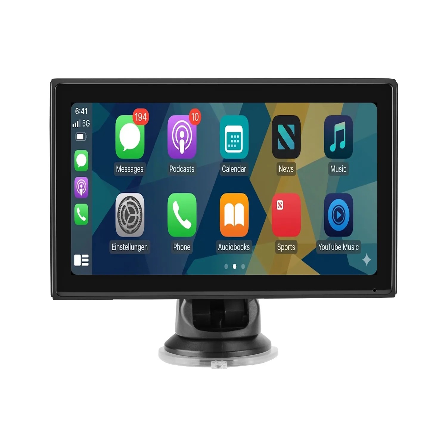 Image of Junsun Carplay Display 7 Zoll 1DIN Dhe 2DIN Janë Të Dyja Të Zbatueshme