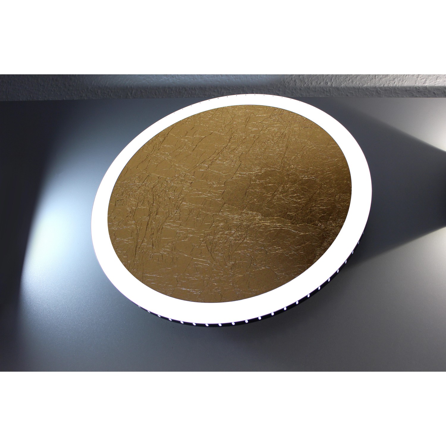 LED-Wandleuchte Moon Ø 30 cm, gold günstig online kaufen