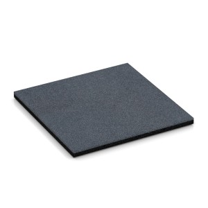 WARCO Fallschutzplatte, schiefergrau, 50x50x3 cm, für Spielplatz und Garten.