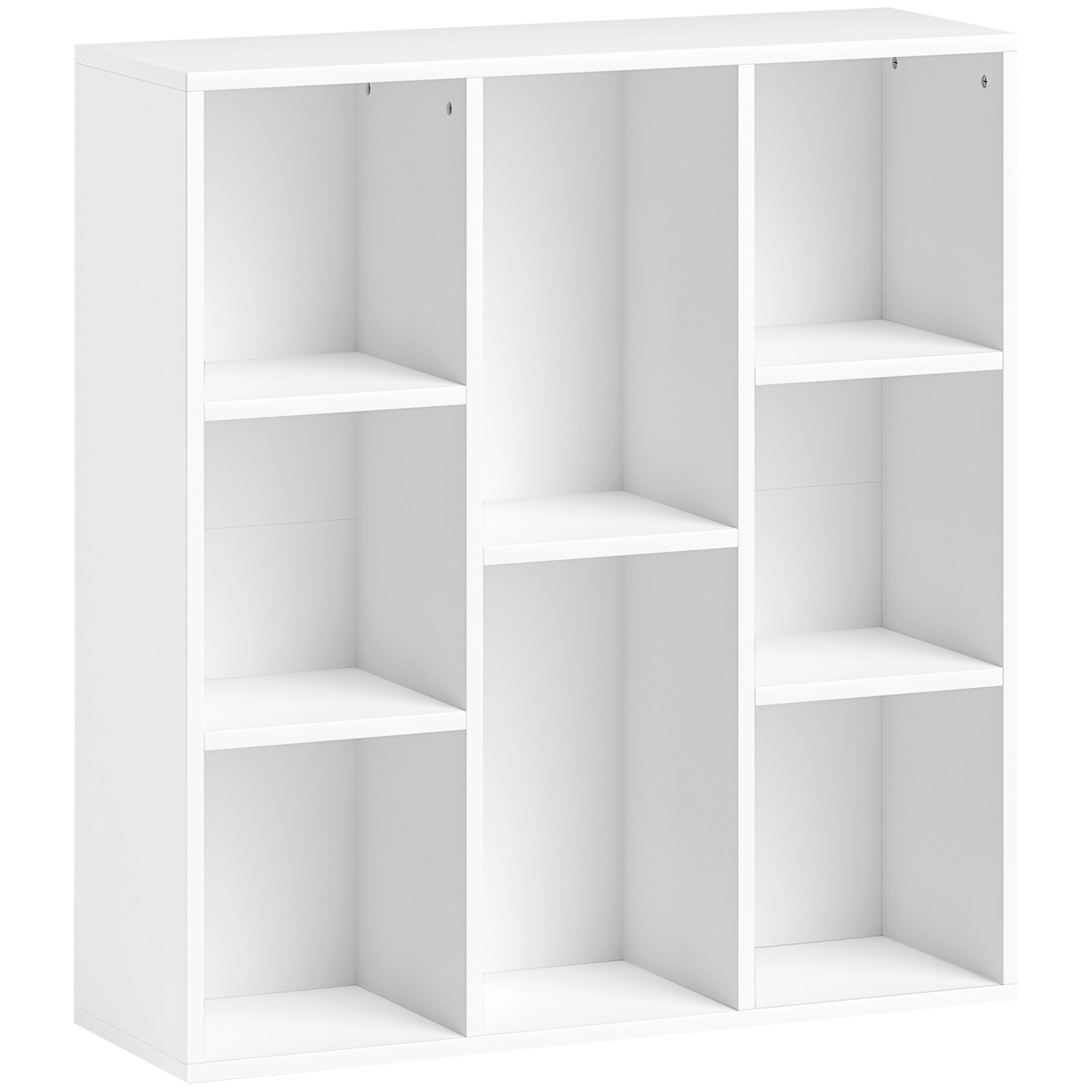 HOMCOM Bücherregal Standregal mit 8 Ebenen Aufbewahrungsregal günstig online kaufen