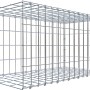 Gabiona Anbaukorb Typ 2, 40x80x40 cm, Maschenweite 5x10 cm, Drahtgitter, zur Erweiterung von Gabionen.