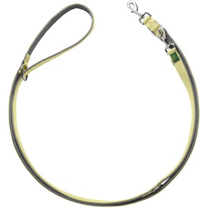 Gelbe, verstellbare Hunter Führleine Neopren, 2 m lang, für Hunde.