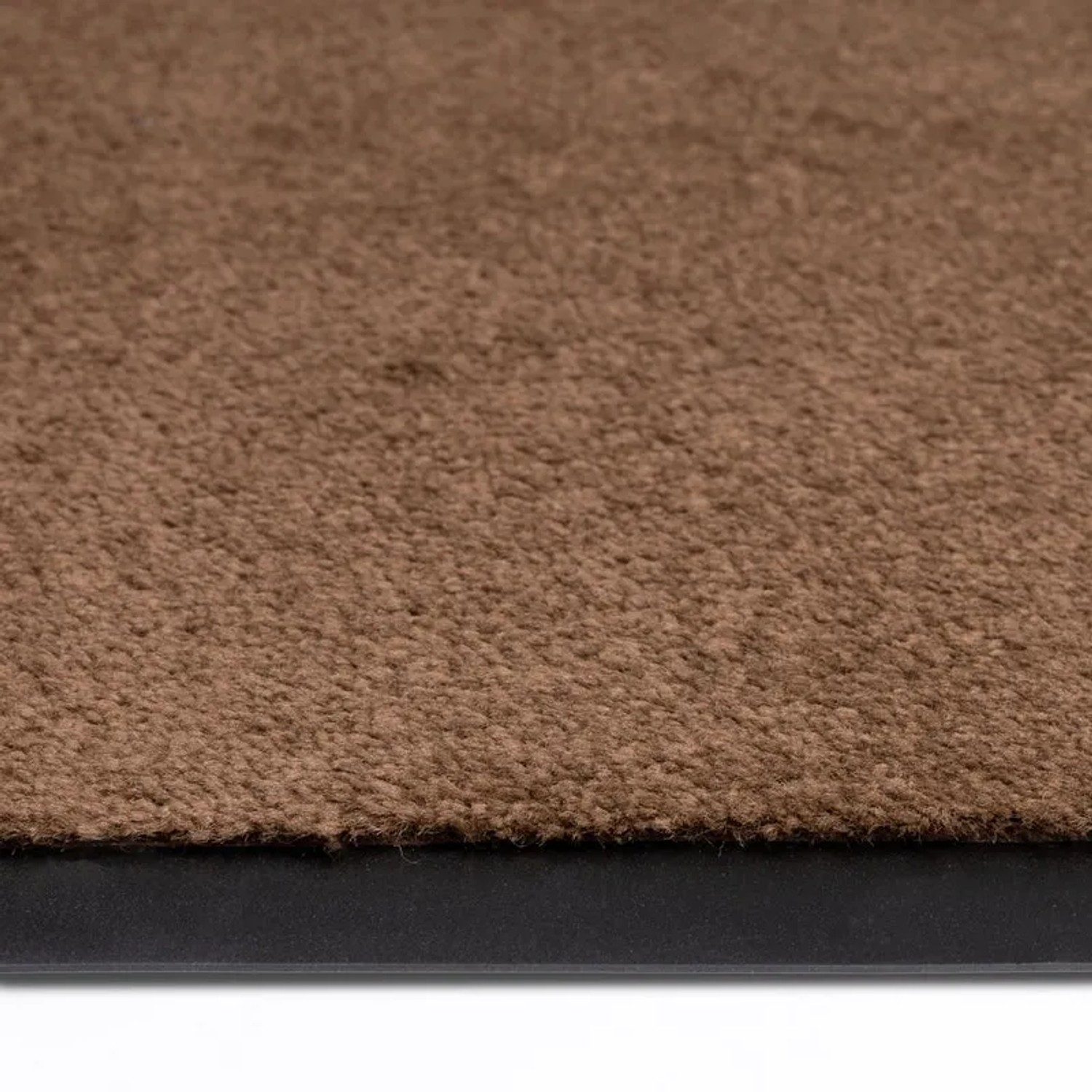 Braune KARAT Fußmatte Performa, 90x120 cm, mit effektiver Flüssigkeitsaufnahme und rutschfestem Rand.