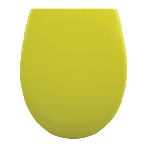 Grüner MSV WC-Sitz aus Thermodur, 37,5x44,5x4 cm, für modernes Bad.