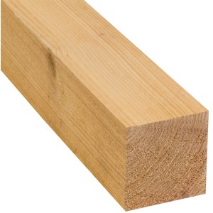 Sägeraues Fichte/Tanne Kantholz, 98x98x3000 mm, ideal für Dachstühle und Möbelbau.