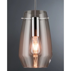 Paulmann URail Lampenschirm 2Easy Vento, transparentes Glas, Ø 17cm für Schienensysteme.