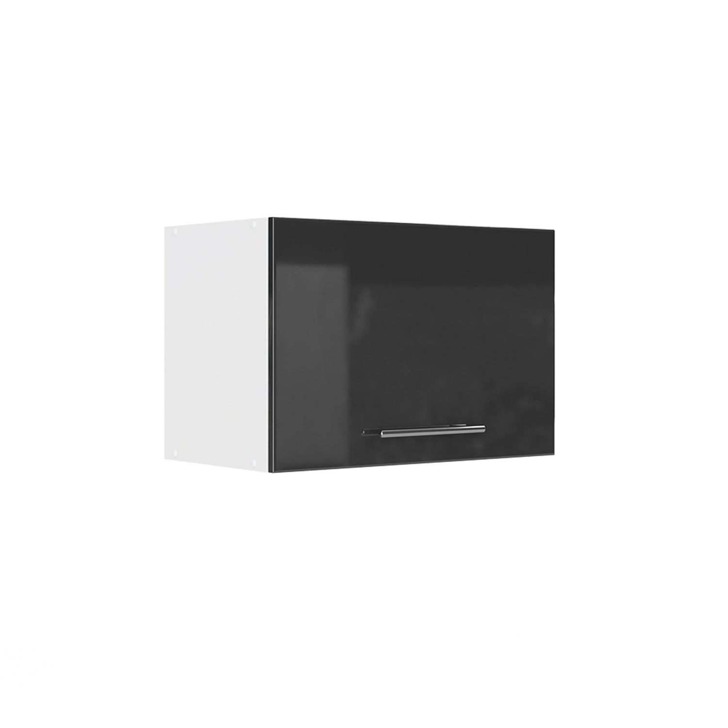 Vicco Badschrank Fame-Line Anthrazit Hochglanz/Weiß 60 x 40 cm Flach