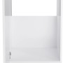 Optifit Spülenunterschrank Arvid986, 50 cm, weiß, mit offener Staufläche. Ideal für die Küche.