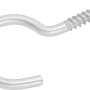 Schraubhaken Gebogen Verzinkt Ø 3,3 x 50 mm 8 Stück