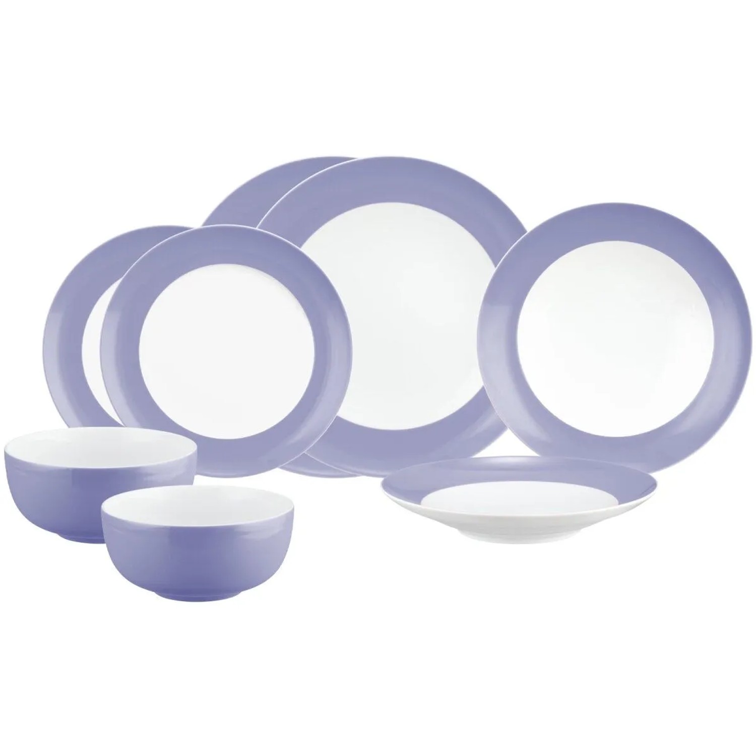 Seltmann Weiden Liberty Pure Colors Einsteiger-Set 8-teilig Grape Purple