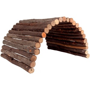 Trixie Natural Living Brücke, 65x40cm, aus Naturholz für Kleintierkäfige.