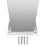 vidaXL Gartendusche Edelstahl Quadratisch 48200_10