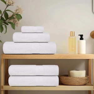 vidaXL 12-Tlg Handtuch-Set Weiß 360 g/m² 100% Baumwolle 137095