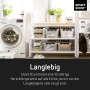 SmartStore Aufbewahrungsboxen Classic 46L im Regal, transparent mit Deckel, zur Aufbewahrung von Gegenständen.