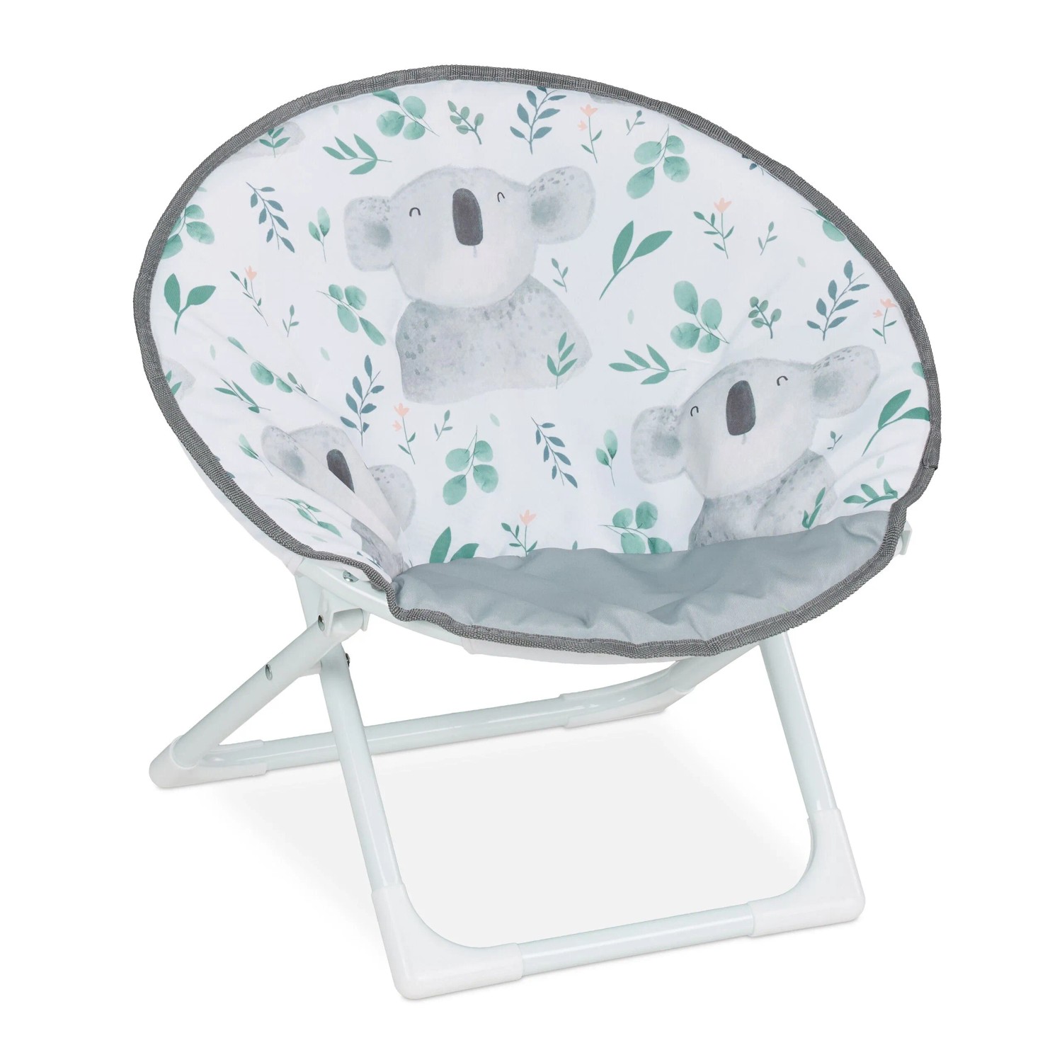 Relaxdays Kindermoonchair Koala Polyester Eisen Kunststoff Faltbar Gepolstert Wasserabweisend 47 cm x 50 cm x 48 cm 1,7 kg
