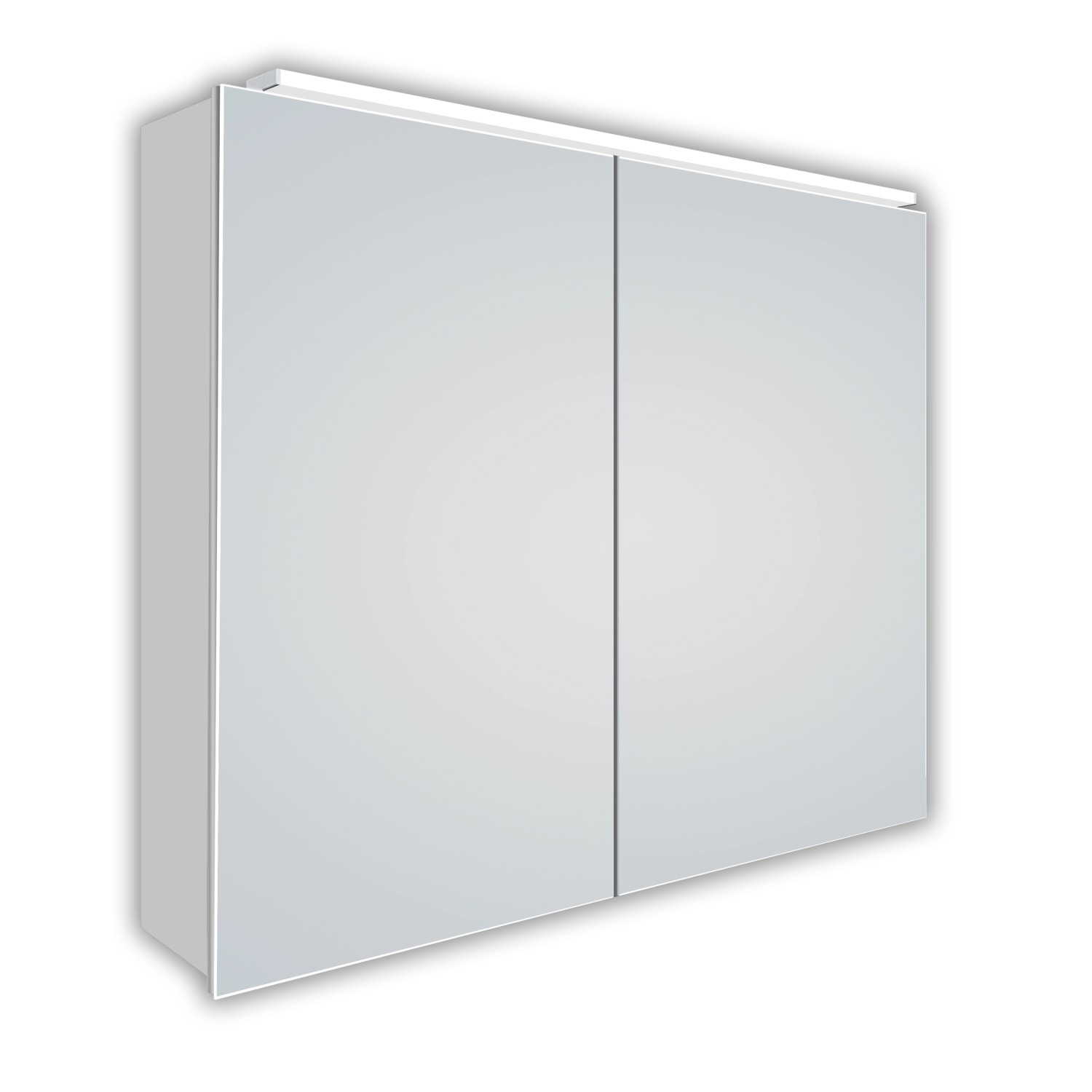 DSK Spiegelschrank Aluminio Vegas Alufarben 70 cm