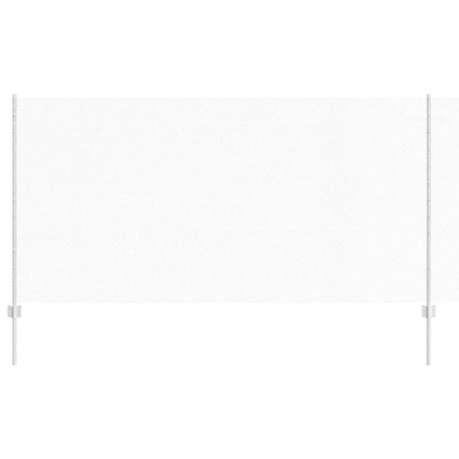 vidaXL Zaun mit Pfosten Silber 1,2 x 50 m Stahl 3337038 günstig online kaufen