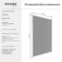 Tectake Fliegengitter Mit Aluminiumrahmen Für Fenster Zuschneidbar Wetter und Uv Beständig 120 x 140 cm 1 x 120 x 140 cm Weiß_6
