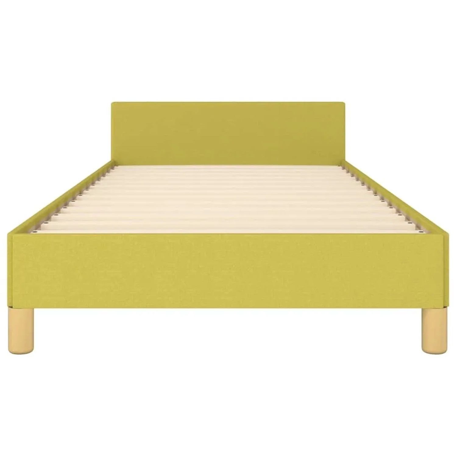 vidaXL Bettgestell Ohne Matratze Grün 100x200 cm Stoff 347398_6
