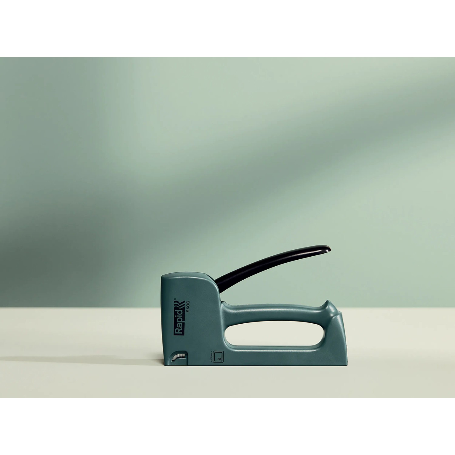 Rapid Handtacker R53 Skog, grüner Feindrahtklammer Tacker für Klammern Typ 53.