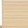 Detailansicht Klappstuhl Canston aus Holz, naturfarben, mit verstellbarer Rückenlehne und Armlehnen.