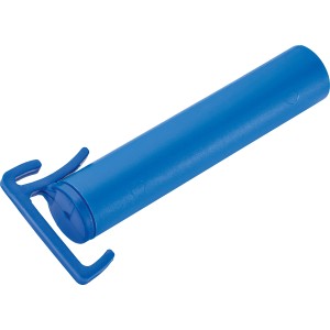 Blauer WC-Wasserstopp für Spülkästen, Zubehör zur Wassersparung.