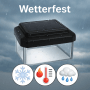 6040 Solar Zaunleuchte LED, wetterfest. Geschützt vor Kälte, Hitze und Regen für Zaunpfosten.
