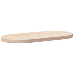 vidaXL Tischplatte 70x35x2,5 cm Massivholz Kiefer Oval 824345