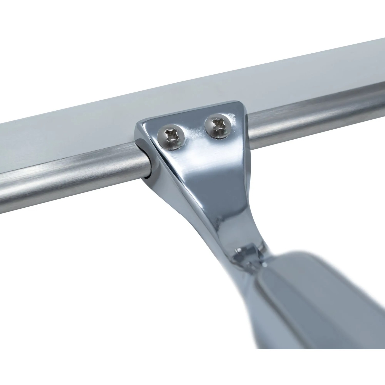 Detailaufnahme: Schulte Glaswischer Chrom, 27 cm, für Duschkabinen und glatte Flächen.