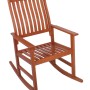 Holz Schaukelstuhl Florida für Garten oder Terrasse, aus FSC-zertifiziertem Eukalyptusholz.
