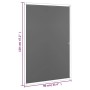 vidaXL Insektenschutz für Fenster Anthrazit 90x120 cm 153839_8
