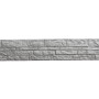 Betonzaun-Platte Fels, 200x38,5x3 cm, für Sichtschutz. Robuste, graue Steinoptik für den Garten.
