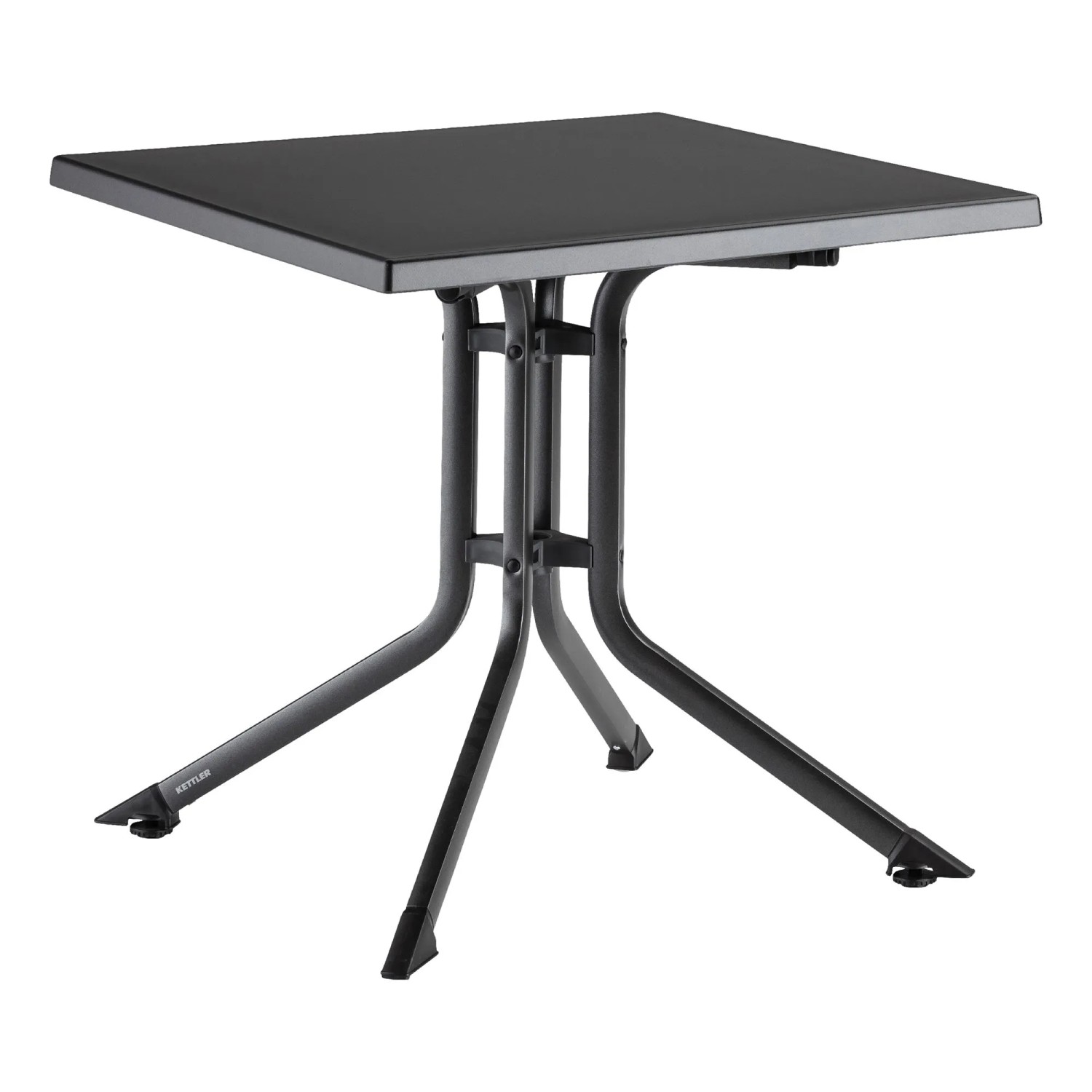 Kettler Klapptisch Kunststoff Anthrazit 80 cm x 80 cm