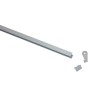 Gardinia Vorhangschienen-Set Lucy, 1-läufig, weiß, 230 cm, mit Zubehör.