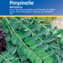 Kiepenkerl Pimpinelle Kräutersamen: Packung mit Pimpinelle (Kleiner Wiesenknopf) mit grünen Blättern.