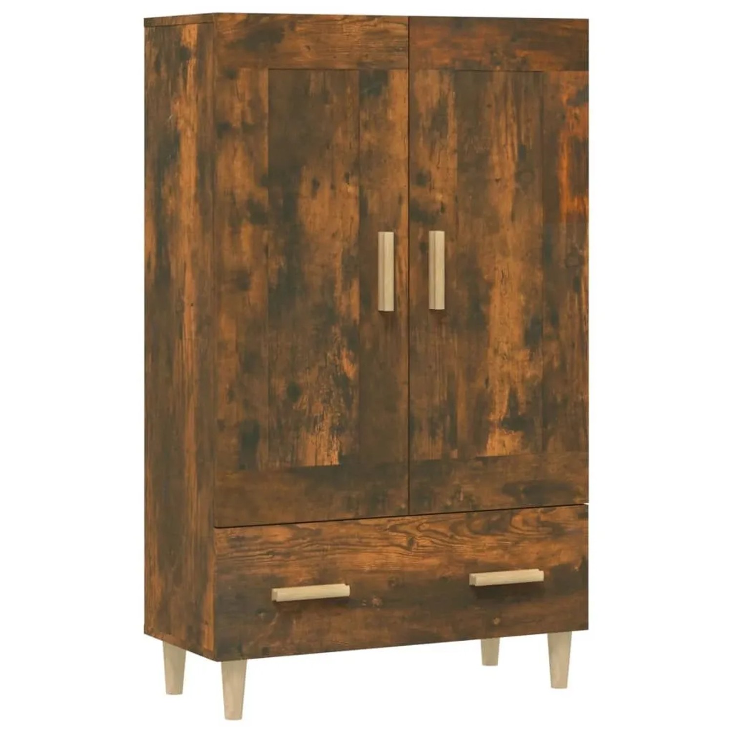 vidaXL Highboard Räuchereiche 70x31x115 cm Holzwerkstoff 817483