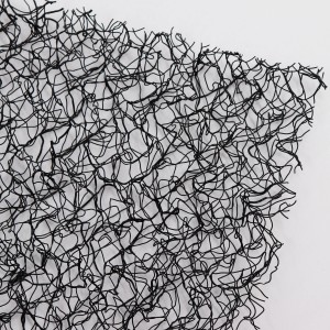 Aquagart Böschungsmatte, Krallmatte, Ufermatte, 5x1m, schwarz, UV-stabil für Teichbepflanzung.