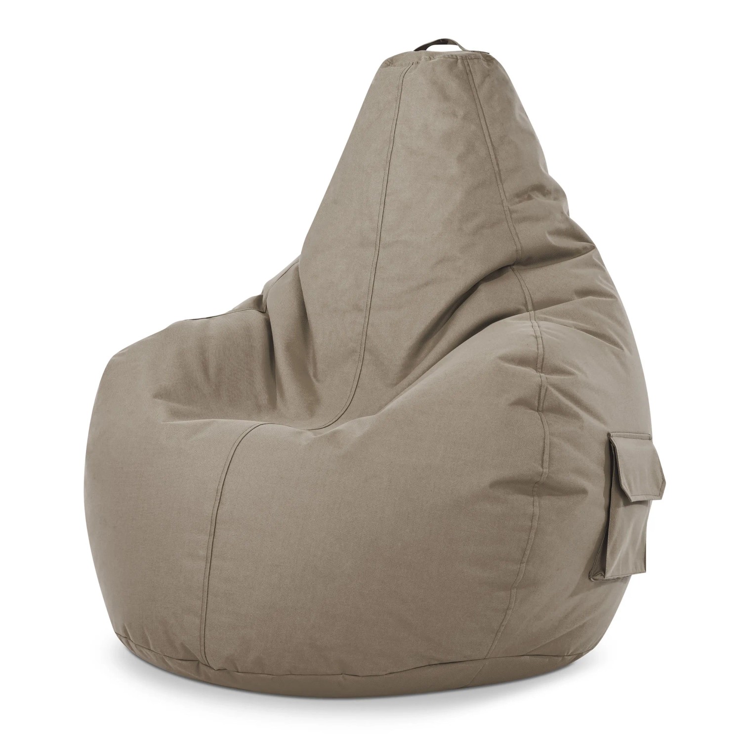 Green Bean Sitzsack Cozy 80 x 70 x 90 cm Wetterfest Waschbarer Bezug Khaki