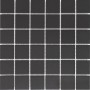 Mosaikmatte Keramik, Antislip, Schwarz, 30,6x30,6 cm. Rutschfeste Fliesen für Bad und Dusche.
