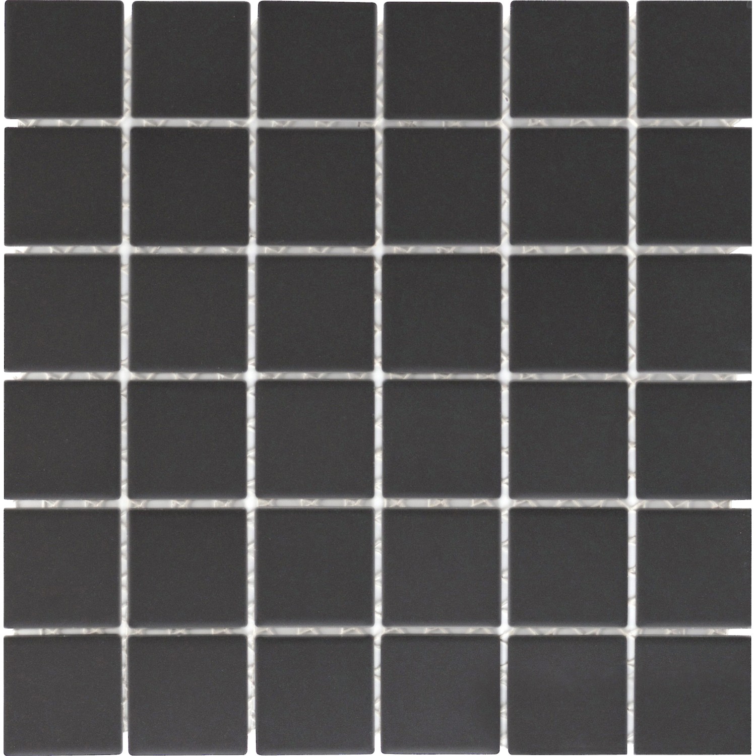 Mosaikmatte Keramik Antislip Schwarz 30,6 cm x 30,6 cm günstig online kaufen