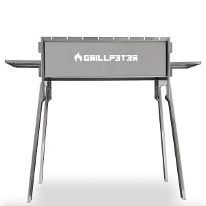 Grillpeter Mangal Izmir Steckmangal 2 mm Edelstahl Schaschlikgrill
