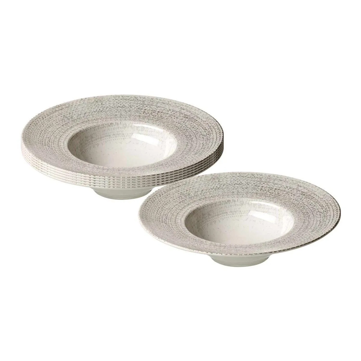 Ritzenhoff & Breker Rimini Gourmetteller 28 cm Stone 6er Set