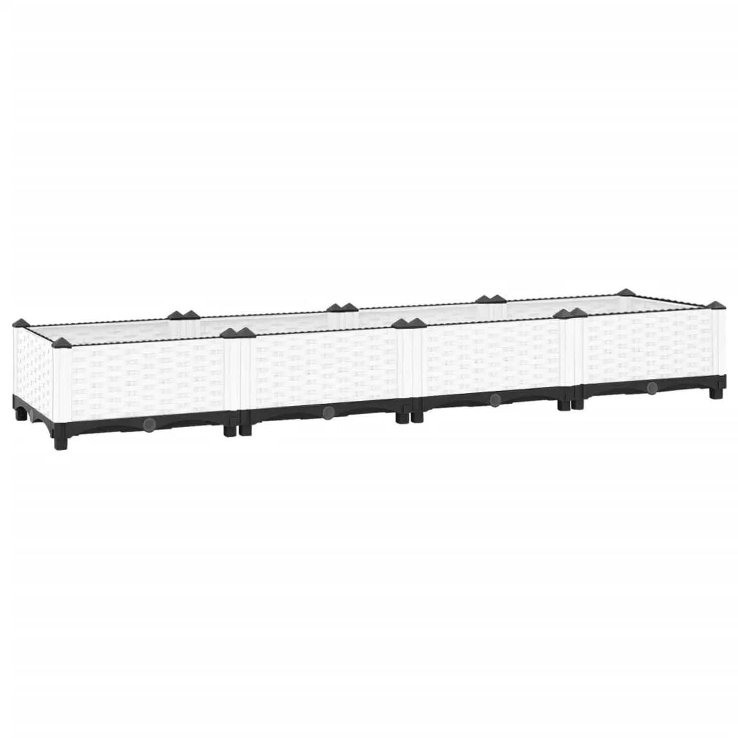 furnicato Hochbeet 160x40x23 cm Polypropylen