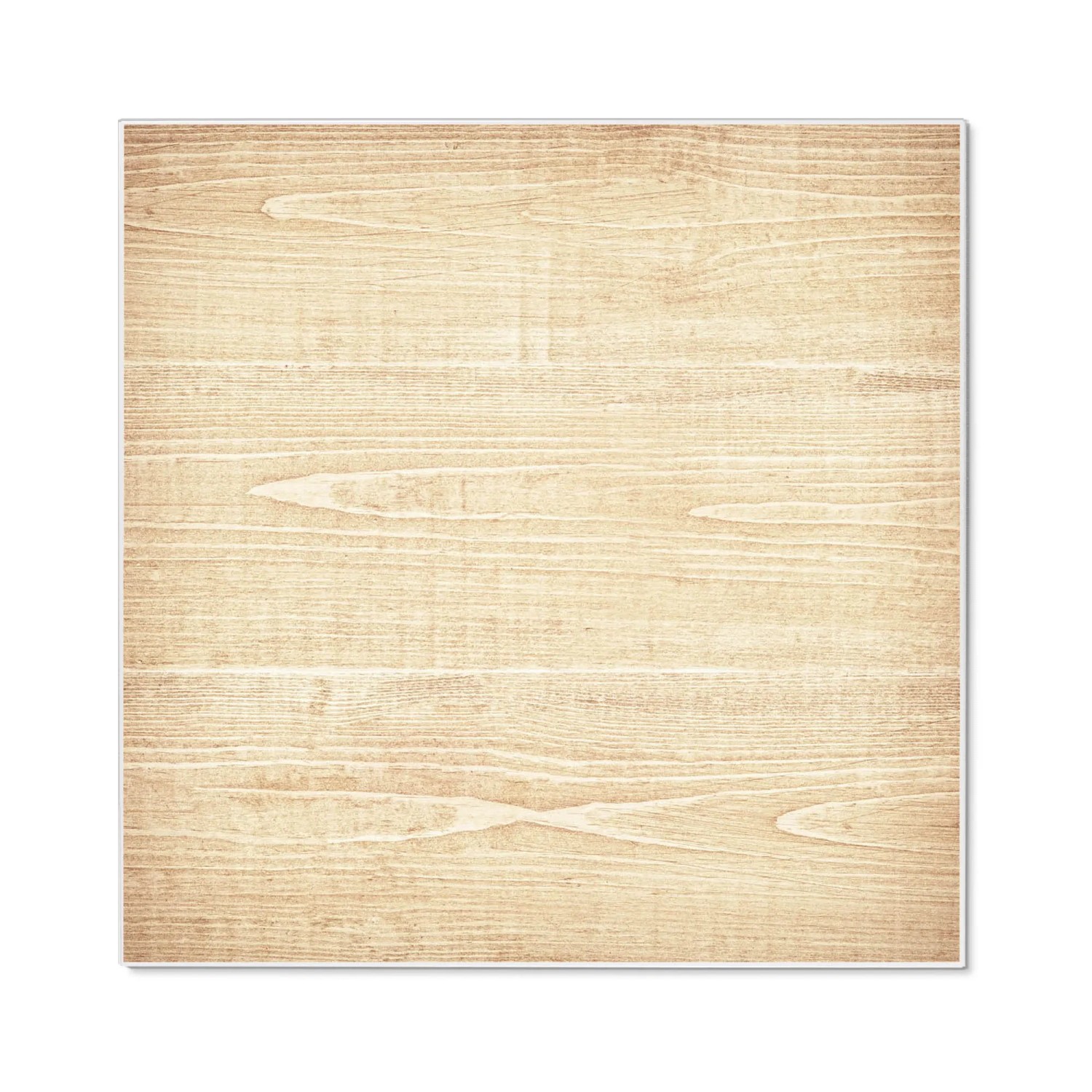 Banjado Glas-Magnettafel 50x50cm – Mit Motiv ‚Pause‘, Beschreibbar & Magnetisch, Inkl. 4 Magneten
